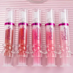 ALIVER New Design Hydrating Plumping Booster Lip Gloss Glossy Lipstick Long Lasting Moisturizing Mini Liquid Lip Plumper