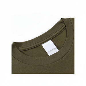 Camisetas Unisex Verde Oliva de Mezcla Triple - Product Image 1