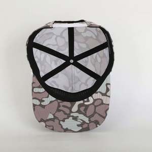 Gorra Deportiva de 5 Paneles con Logotipo Bordado de Alta Calidad, Visera Plana, Estilo Clásico, Camuflaje, Lona, para Exteriores, Personalizable al por Mayor - Product Image 6