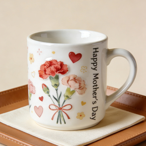 Taza de Cerámica Floral para el Día de la Madre - Taza de Café y Té de 11 oz, Regalo Perfecto para Mamá, Duradera y Apta para Lavavajillas - Product Image 6
