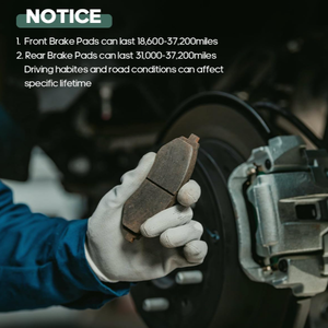 Odps D1505-8706 בלמים קדמי רפידות בלם קרמי חצי מתכתי נמוך קרמי ערכת הבלם - Product Image 5