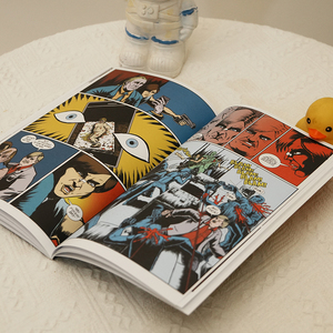 ขายตรงจากโรงงาน รับพิมพ์หนังสือการ์ตูนปกแข็งเย็บแบบซาดเดิลสติทช์ พร้อมเคลือบฟิล์ม - Product Image 5