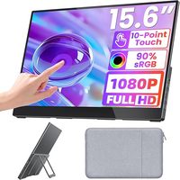Moniteur de voyage 15,6 pouces FHD 90% SRGB 60Hz HDR HDMI USB-C pour ordinateur portable MacBook PC Surface PS5 Xbox, écran externe