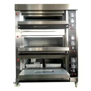 Best quality promotional homeuse commercial rotary steamer bakery gas convection pizza oven