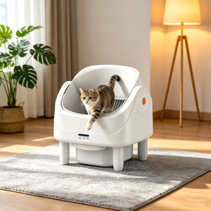 Produits pratiques pour animaux de compagnie en stock : Litière automatique à faible consommation d'énergie - Product Image 1
