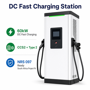 Chargeur mobile pour véhicules électriques IP54 rapide 40kW-60kW CCS2 sans batterie, utilisation commerciale, station de charge CHAdeMO GBT OCPP - Product Image 5