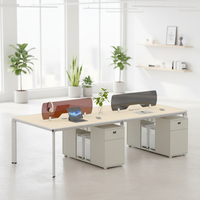 Bureau de direction avec cadre en PVC, design contemporain et moderne, résistant aux rayures, avec tiroir de rangement, pour usage commercial ou domestique.