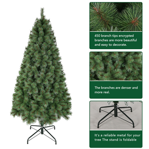 Meilleure vente en gros <span class=keywords><strong>de</strong></span> décoration <span class=keywords><strong>de</strong></span> <span class=keywords><strong>Noël</strong></span> arbre <span class=keywords><strong>de</strong></span> <span class=keywords><strong>Noël</strong></span> <span class=keywords><strong>artificiel</strong></span> en PVC <span class=keywords><strong>de</strong></span> 7 pieds d'épaisseur avec échantillon gratuit pour la fête - Product Image 4