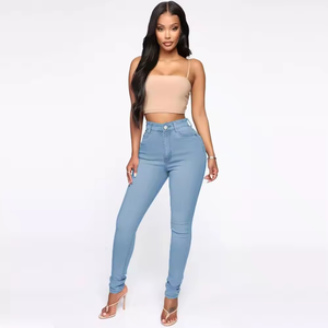 Jeans <span class=keywords><strong>de</strong></span> Mezclilla para <span class=keywords><strong>Mujer</strong></span>, Cintura Alta, Ajustados, Retro 2026, Levanta Glúteos, <span class=keywords><strong>de</strong></span> Algodón, Transpirables y Cómodos - Product Image 2