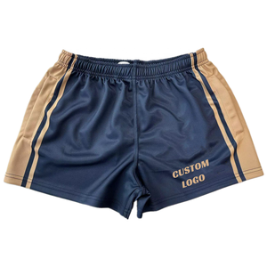 Pantalones Cortos de <span class=keywords><strong>Rugby</strong></span> Blancos Lisos al por Mayor con Logotipo Personalizado, Listos para Usar, para <span class=keywords><strong>Hombre</strong></span>, con Bolsillos Invisibles - Product Image 1