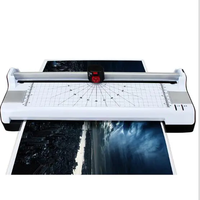 Bureau WD-C04 5 en 1 Machines à plastifier de bureau semi-automatiques multifonctionnelles A4 taille du papier thermique pochette photo chaude plastifieuse