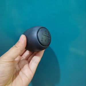 Perilla de cambio de marchas de coche <span class=keywords><strong>gris</strong></span> QSF 5 6 velocidades para <span class=keywords><strong>Fiat</strong></span> <span class=keywords><strong>500</strong></span> 500C 2007-2013 Panda 2003-2012 - Product Image 2