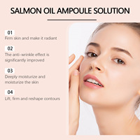 EELHOE Lift and Firm Salmon Ampoule Solution : Sérum Hydratant, Nourrissant, Adoucissant, Éclaircissant et Illuminateur pour la Peau