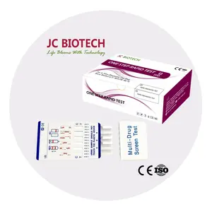 Kit de prueba rápida para prueba de drogas, mopa OPI, BZO, Metz, THC, COC, multidrogas, 6