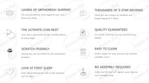 Cama para perros y gatos de alto peso, perrera, alfombrilla de felpa de conejo cálido para invierno, piel sintética esponjosa con tela <span class=keywords><strong>Oxford</strong></span>, cama para perros con patrón impreso - Product Image 6