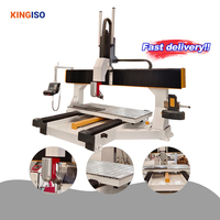 La Mejor Máquina CNC de 5 Ejes para Fresado y Router de Madera, Máquina CNC de 5 Ejes de Alta Resistencia con 1 Año de Garantía