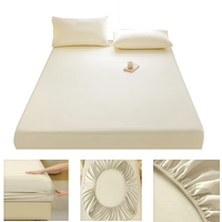 Couvre-lit personnalisé en polyester 200x200 cm, taie d'oreiller, protection contre la poussière toute saison, literie en gros, emballage de grande taille