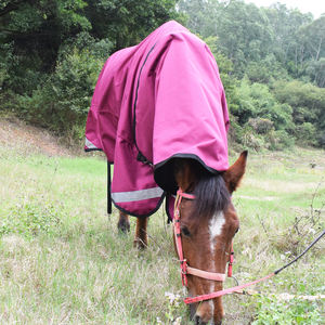 Ripstop armadura durável poliéster balístico impermeável 1200D inverno cavalo cobertor para terreno áspero - Product Image 2