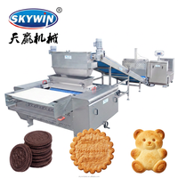 Ligne de production intégrée de biscuits à la dattille, machine automatique de formage et d'emballage de biscuits, ligne complète