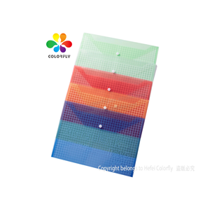 <span class=keywords><strong>A4</strong></span> Kích thước rõ ràng tập tin túi PP nhựa phong bì nút thư mục tập tin Pocket Poly nộp hồ sơ phong bì tài liệu chủ - Product Image 2