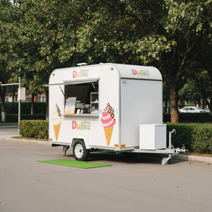 2025 Catering Kebab Proveedor de café Suministros de remolque Soporte Carro móvil Chicken Food Track Bakery Trailer - Product Image 1