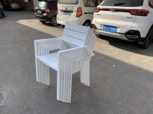 Commercio all'ingrosso metallo quadrato sala da pranzo orari all'aperto (1 + <span class=keywords><strong>4</strong></span>) prezzo a buon mercato moderno giardino in alluminio sedia da pranzo tavolo set - Product Image 4