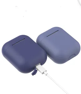 Chất Lượng Cao Chất Liệu Silicon Chống Sốc Bảo Vệ Bìa Trường Hợp Đối Với AirPods 2