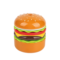 Nouvel humidificateur USB créatif en forme de hamburger avec veilleuse d'ambiance pour la décoration du bureau et de la chambre, et humidificateur hydratant