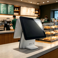 Terminal Punto de Venta DigenCe DC-1507 con Pantalla Táctil LED TFT de 15 Pulgadas, Sistema Todo en Uno con Sistema Operativo Windows/Linux, Impresora Térmica para Supermercado