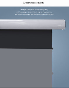 Màn hình chiếu căng cơ 100 inch <span class=keywords><strong>16x9</strong></span> với cbsp Pet pha lê chống ánh sáng cho định dạng màn hình - Product Image 4