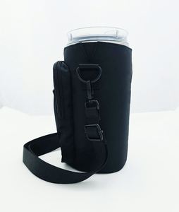 Refroidisseurs de bouteilles d'eau en néoprène isolé de haute qualité avec aimant puissant, sac de sport avec bandoulière 30oz/40oz - Product Image 6