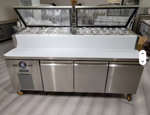 Factory Sale Pizza Sandwich Prep Table Refrigerated Commercial Counter Top Salad <b>Refrigerator</b> Refrigeration Equipment for Salad - Product Image 4
