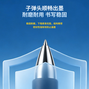 Gel <b>Pen</b> 0.5mm Black Ink Plastic Body Digital Printing Promotional Use - Product Image 4