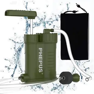 Mini filtro de agua de paja portátil para exteriores, filtración de agua Personal, filtro de agua, supervivencia para acampar