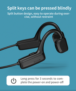 หูฟังบลู<span class=keywords><strong>ท</strong></span>ูธแบบคล้องคอ New Concept G1 Bone Conduction BT V5.1 ระบบเสียง HiFi ไร้สาย ตัดเสียงรบกวน - Product Image 5