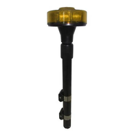YUANHAO DC12V moto feu arrière pôle 1W balise mât moto arrière pôle lumière Led feu d'avertissement de trafic tige télescopique