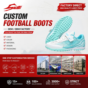 <span class=keywords><strong>Scarpe</strong></span> da Calcio e Futsal Personalizzate per Bambini Unisex, Modello TF a Taglio Basso con Lacci <span class=keywords><strong>in</strong></span> <span class=keywords><strong>Pelle</strong></span> PU per Sport di Squadra - Product Image 3