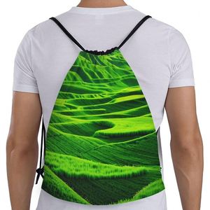 2026 Wholesale Reusable <b>Strong</b> Large Capacity Foldable Sports Sack Pack Gym Drawstring Bags - Product Image 2