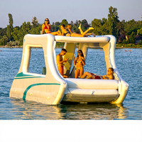 Bateau électrique solaire 2025 Nouveau design Bateau électrique solaire Lounge de fête Bateau gonflable Sea Panzer à vendre