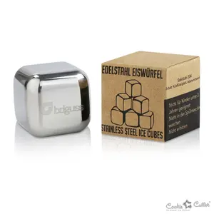 Cubes de refroidissement en acier, gadgets personnalisés - Product Image 1