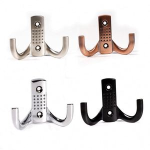 Furniture Hardware Fitting Zinc Alloy Double Wall Mounted Eco-Friendly Multifunction Decorative Heavy Duty <b>Hanging</b> Metal <b>Hook</b> - Product Image 2