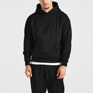 Wholesale OEM Custom Heavy Duty Loose Fit Hoodie Dropped Shoulder Casual Style <b>Men's</b> <b>Pullover</b> Hoodie Cotton 3D Embroidery Fleece - Product Image 6