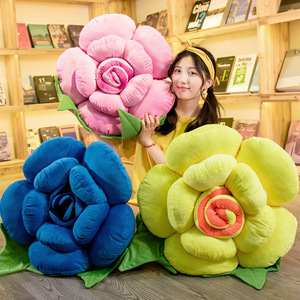 Cojines Decorativos con Diseño <span class=keywords><strong>de</strong></span> <span class=keywords><strong>Rosa</strong></span>, Cojín Suave con Forma <span class=keywords><strong>de</strong></span> Planta para <span class=keywords><strong>la</strong></span> Oficina, <span class=keywords><strong>la</strong></span> Siesta, <span class=keywords><strong>la</strong></span> Silla <span class=keywords><strong>de</strong></span> <span class=keywords><strong>la</strong></span> Sala <span class=keywords><strong>de</strong></span> Clases, Cojín para <span class=keywords><strong>el</strong></span> Respaldo del Sofá, Juguetes <span class=keywords><strong>de</strong></span> Peluche Rellenos, Regalo - Product Image 3