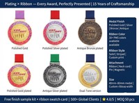 Custom Foundation Honor Medal Gold Sandblasted Embossed Logo Zinc Alloy Durable Laser Engraved Volunteer Award Medal Purple