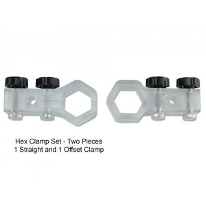 <strong>Tent</strong> Accessories Plastic Clamp Connectors for Fix Half Wall <strong>Pole</strong> with <strong>Tent</strong> Frame 40mm Hex - Product Image 2