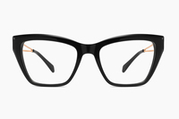 Monturas de Gafas de Acetato y Metal con Diseño Ojo de Gato, al por Mayor, de Primera Calidad