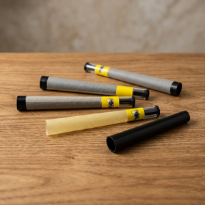 Accessoires de fumage personnalisés avec logo, cônes avec filtre en verre, papier à rouler brun non blanchi, cônes à embout en verre, vente en gros - Product Image 5