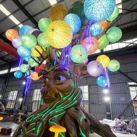Décoration Animatronic personnalisée, arbre parlant interactif à haute simulation, arbre parlant artificiel