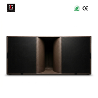 Aktif 18 İnç Subwoofer Hoparlör Çift 18" 8000W Profesyonel Ses Hoparlör Sistemi Line Array Hoparlör Sistemi Etkinlikler İçin