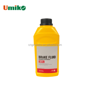 Envases de Líquido de Frenos DOT4 Personalizables de Alta Calidad, Botella de Plástico de 500 ml, Diseño Personalizado, Paquete de 24 Unidades, Marca <span class=keywords><strong>Umiko</strong></span>, Color Pálido - Product Image 1